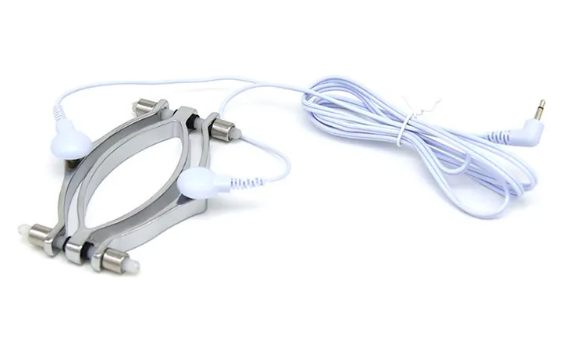 Dụng cụ kích thích môi âm đạo xung điện bạc tăng khoái cảm độc đáo